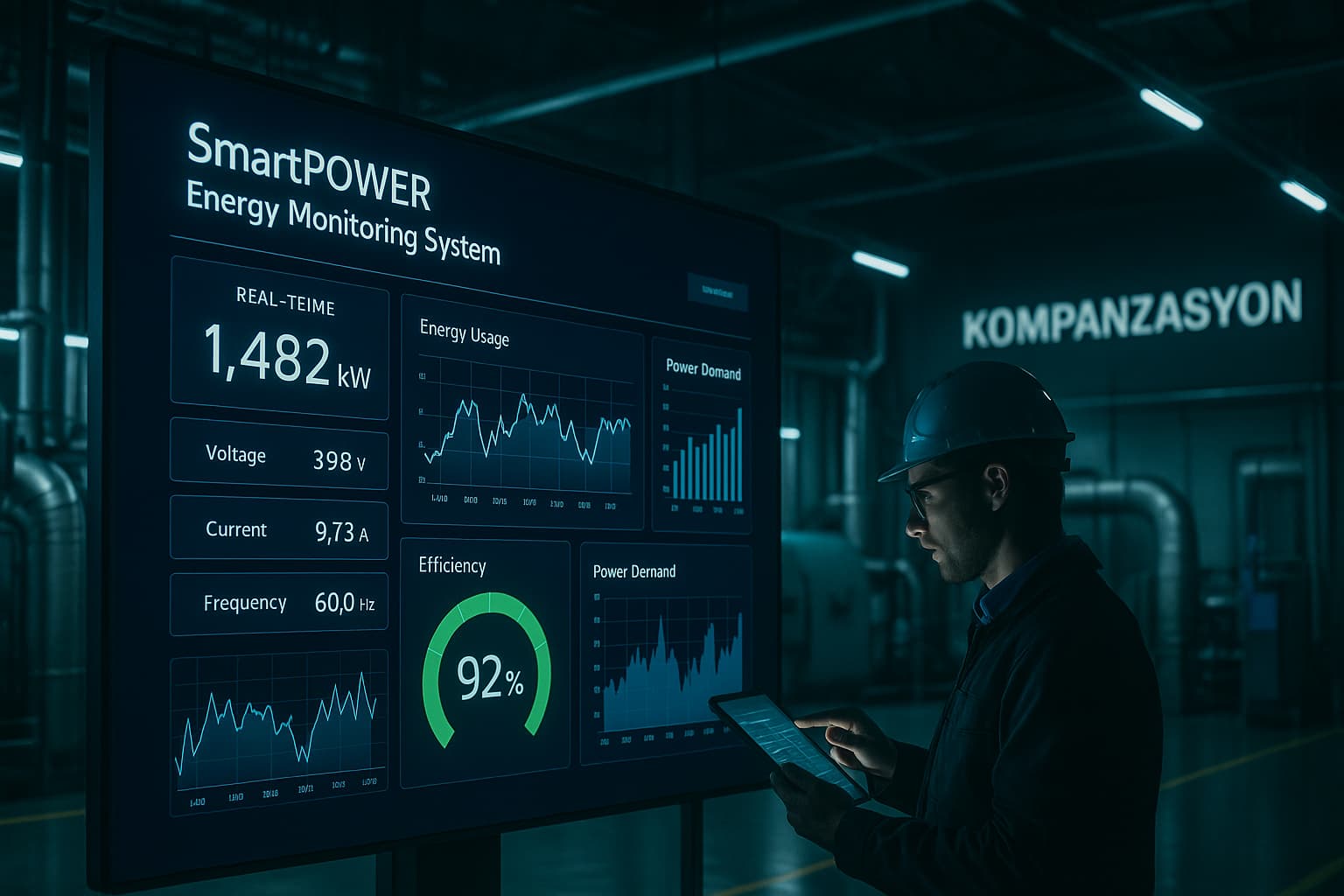 Kompanzasyon , Enerji Verimliliğinde SmartPOWER Enerji Takip Sistemi ile Bir Adım Önde